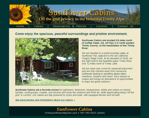 sunflower-cabins